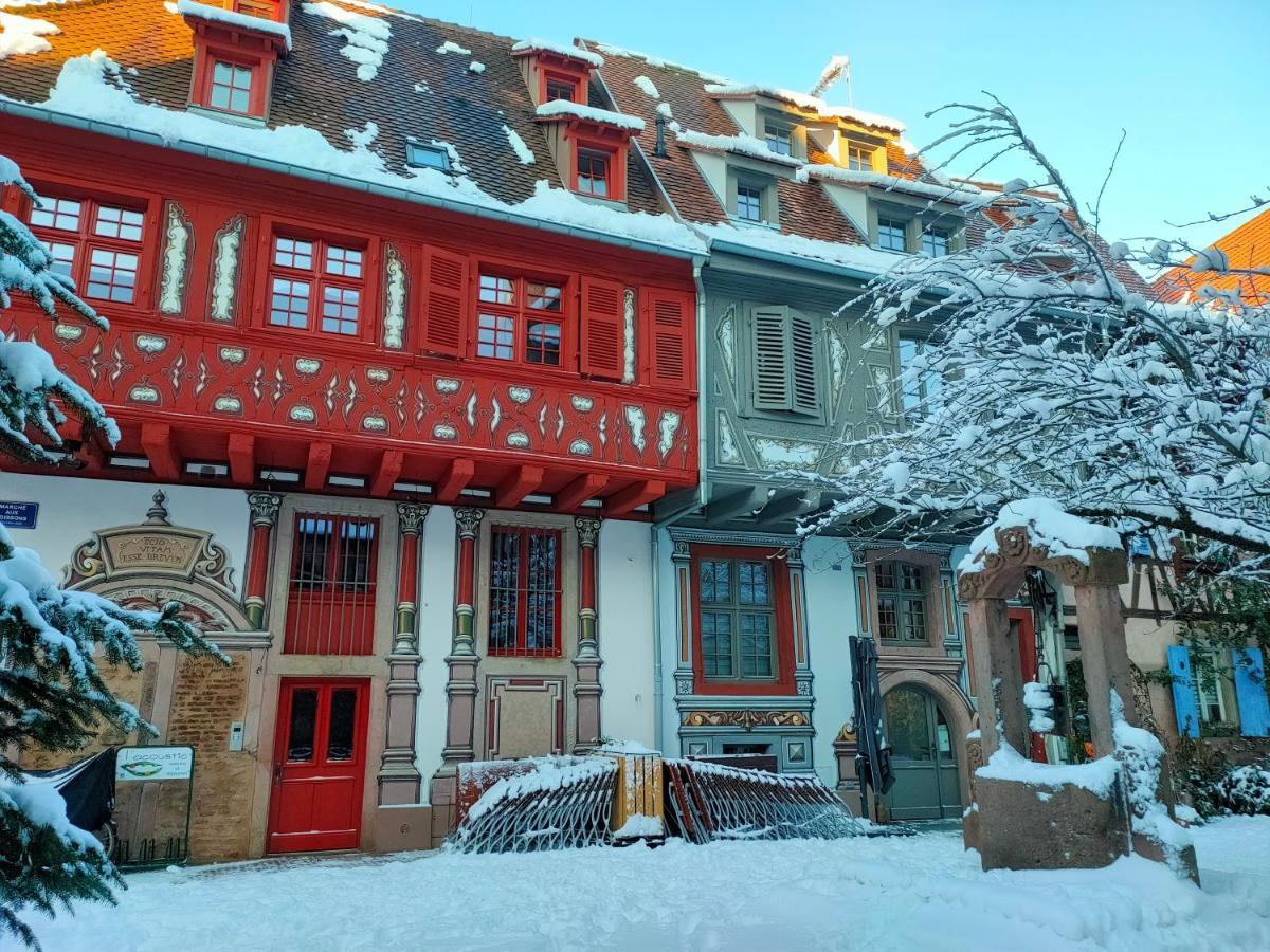 La Maison Bleue, A 20 Mn De Strasbourg, Sur La Route Des Vins, Jusqu'A 6 Personnes, זלסטאט מראה חיצוני תמונה